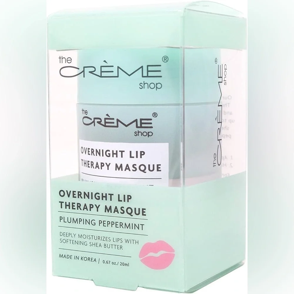 The Crème Shop Plumping Peppermint Lip Therapy Masque. NEW in box!